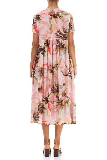 Romantic Oasis Silk Bamboo Dress 2