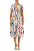 Romantic Primrose Silk Bamboo Midi Dress 2