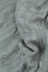 Romantic Grey Sage Light Silk Dress 5