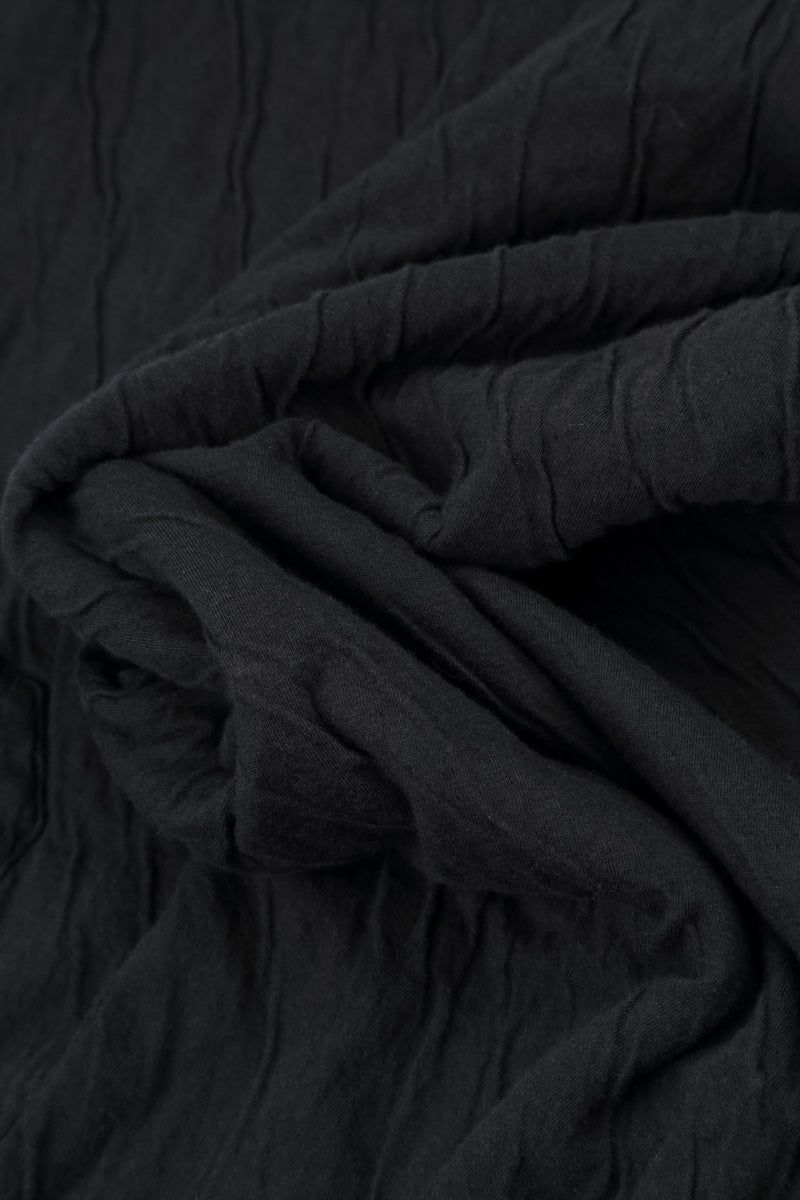 Romantic V-Neck Grey Wavy Cotton Dress 6