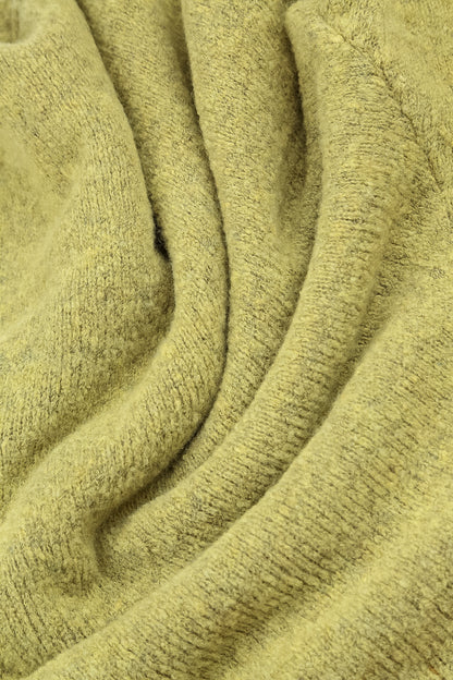 Rosette Golden Lime Wool Sweater 5