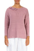 Rosette Mauve Pink Linen Jumper 1