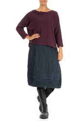 Rosette Mulberry Wool Sweater 4