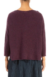 Rosette Mulberry Wool Sweater 2