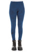 Royal Blue Marble Cotton Leggings 1