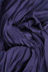 Royal Purple Crumpled Pure Silk Skirt 5