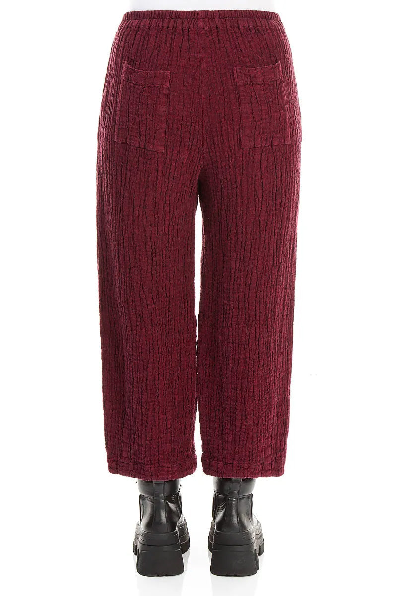 Ruby Textured Linen Trousers 2
