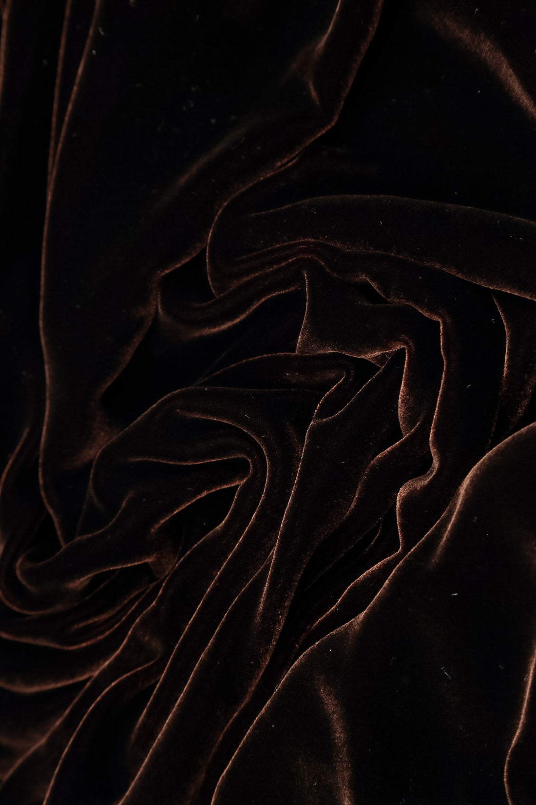 Truffle Brown Silk Velvet Wristlets 6