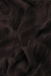 Balloon Forest Brown Paintwave Silk Viscose Dress 5