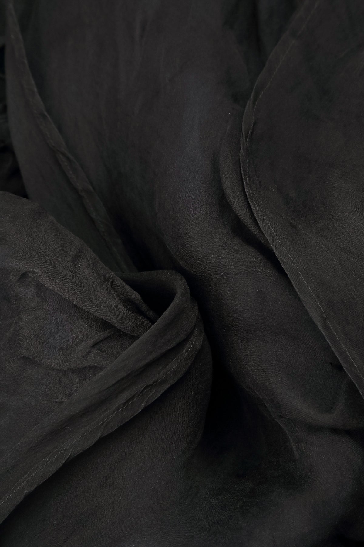 Short Black Silk Chiffon Jacket 5