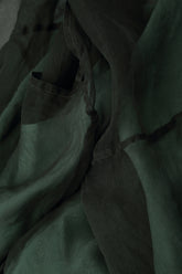 Sage Crumpled Silk Chiffon Dress 6