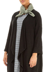 Sage Gauze Linen Scarf 3