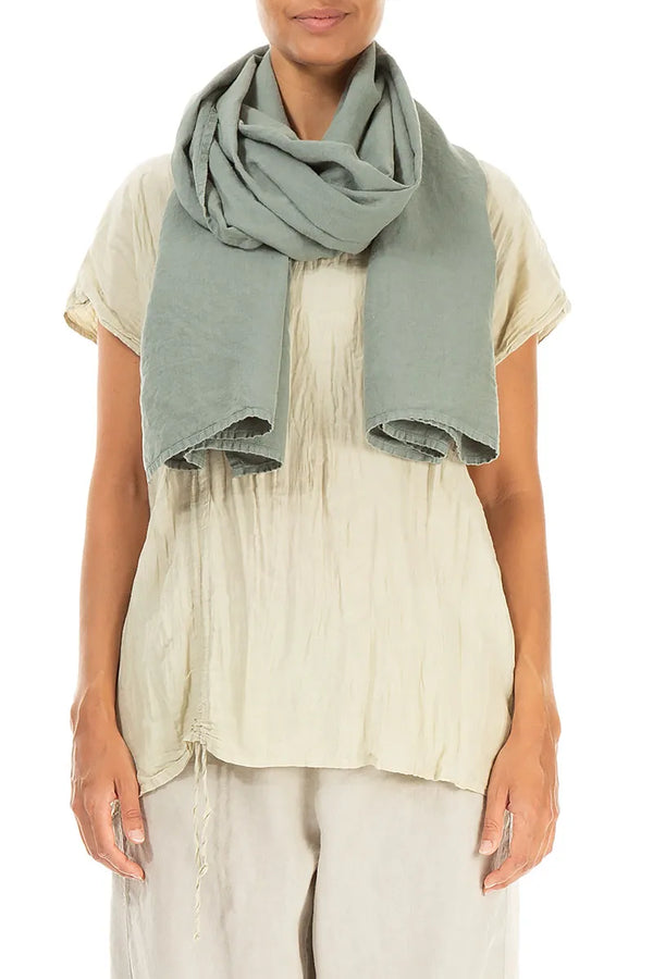 Sage Linen Scarf