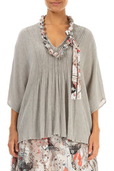 Savannah Silk Bamboo Bead Necklace 1