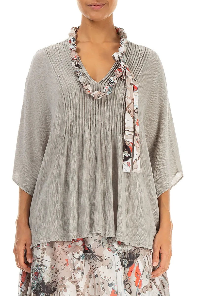 Savannah Silk Bamboo Bead Necklace 1