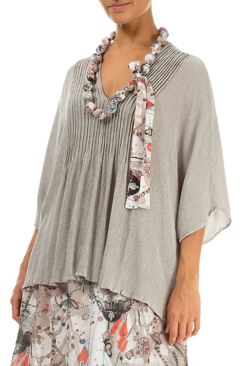 Savannah Silk Bamboo Bead Necklace 3