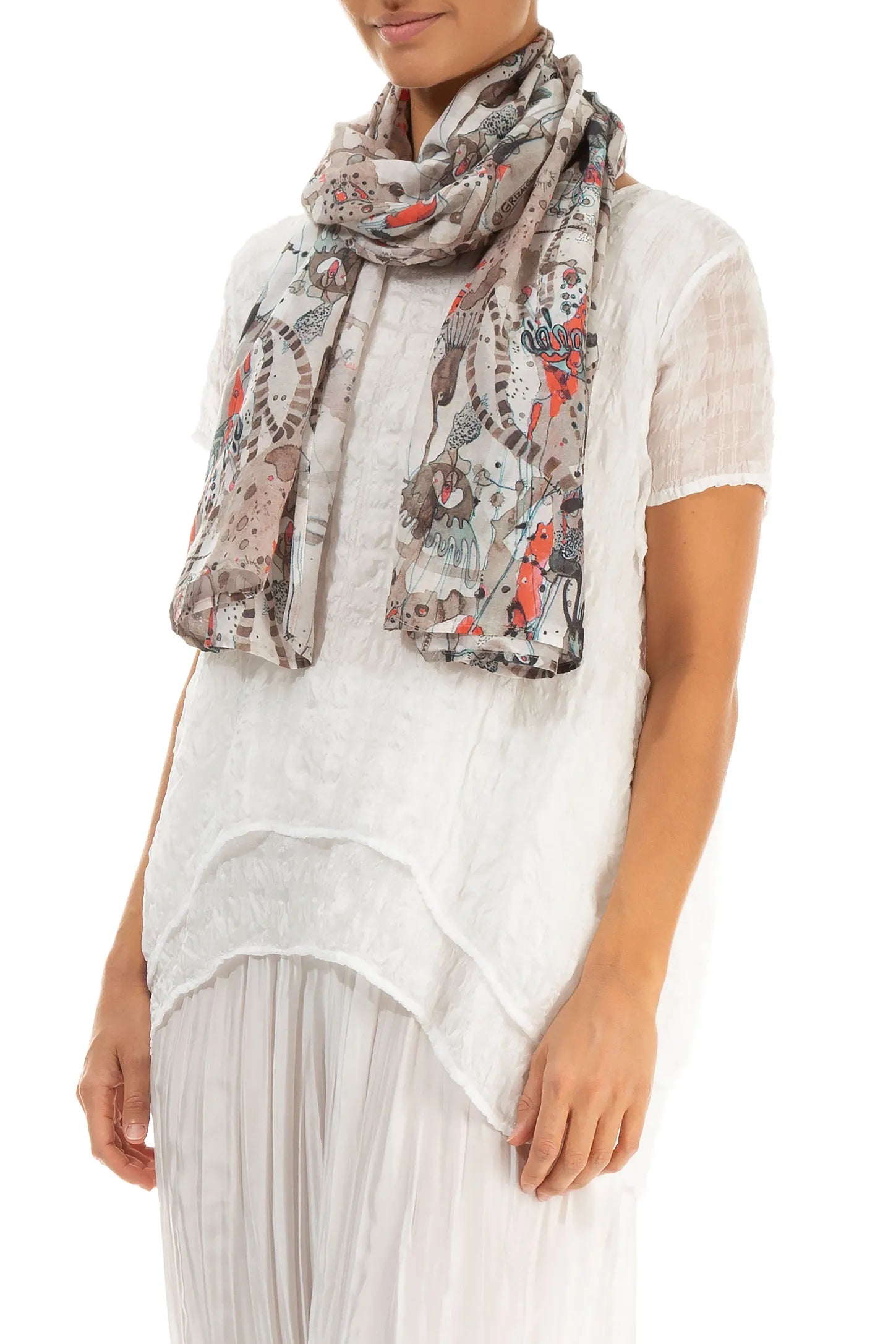 Savannah Silk Cotton Scarf