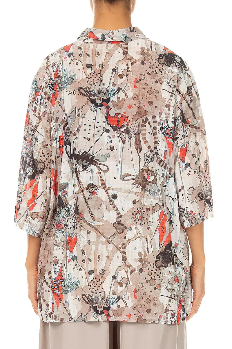 Savannah Textured Silk Shirt