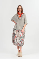 Savannah Tulip Silk Cotton Skirt 6