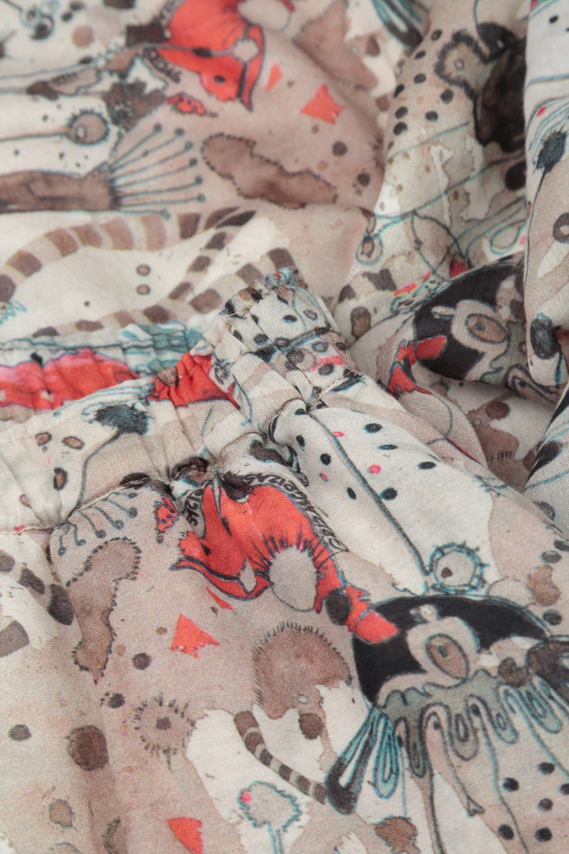 Savannah Tulip Silk Cotton Skirt 5