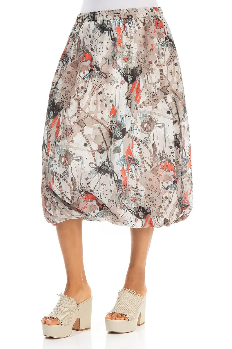 Savannah Tulip Silk Cotton Skirt 3
