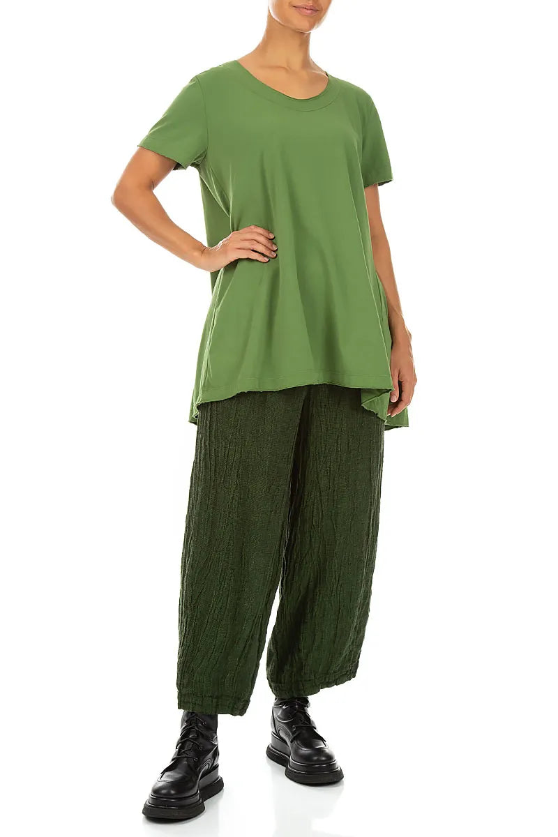 Shamrock Green Cotton Tunic Top 4