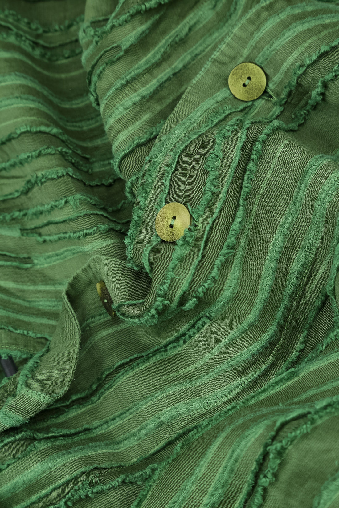 Shamrock Green Fray Weave Jacket 6
