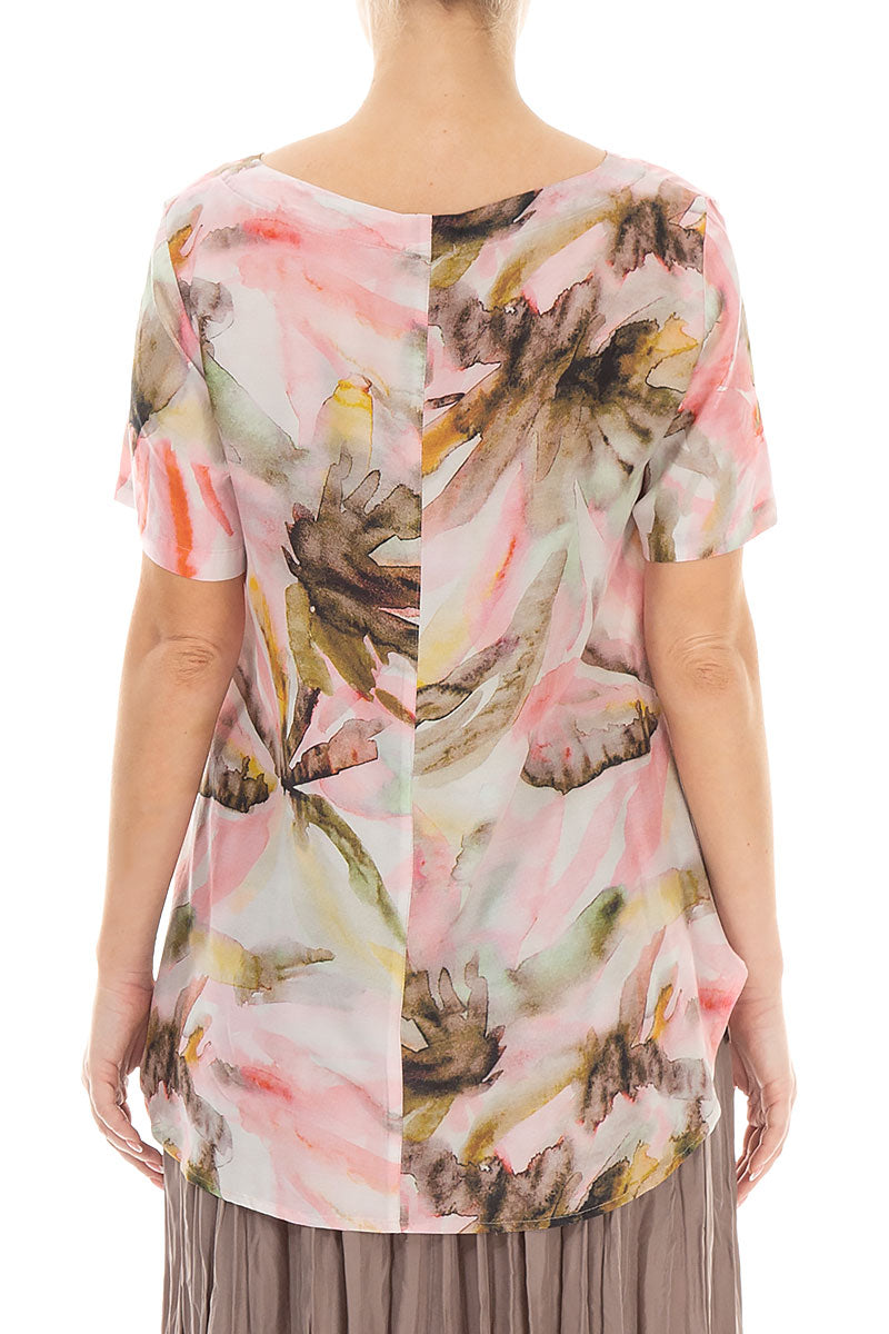 Short Sleeves Oasis Silk Bamboo Top 2
