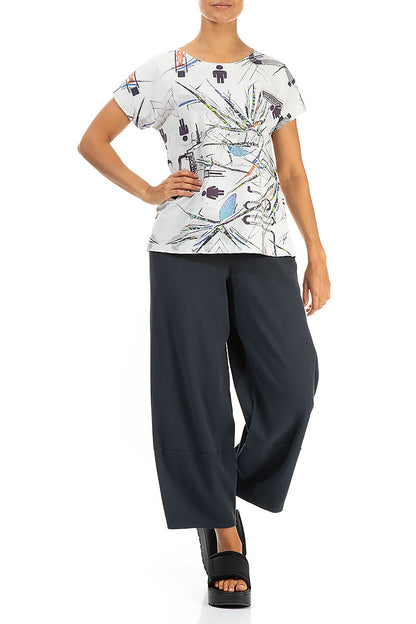 Short Sleeves Urban Jungle Cotton Top 4