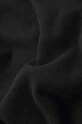 Short Tie Front Black Cotton Jersey Jacket 5