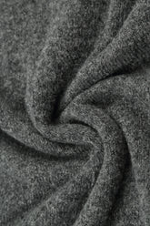 Side Split Grey Wool Sweater 5