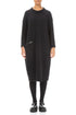 Side Zip Wavy Cotton Midi Dress 1
