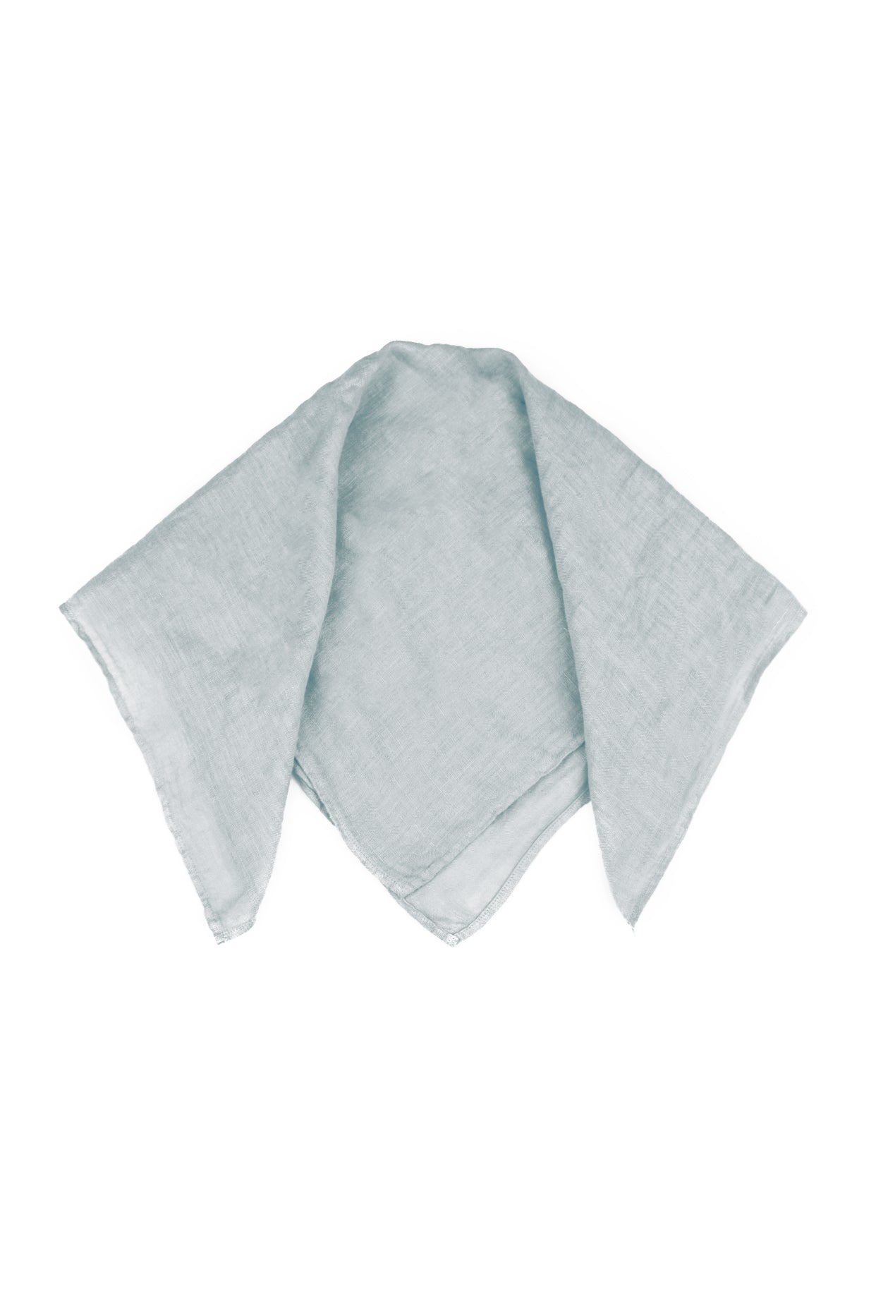 Silver Grey Gauze Linen Scarf 6