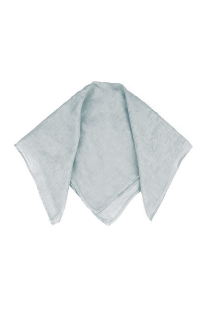 Silver Grey Gauze Linen Scarf 6
