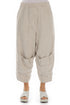 Six Pockets Natural Linen Trousers 1