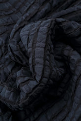 Slate Blue Checkered Linen Cotton Pinafore Dress 5