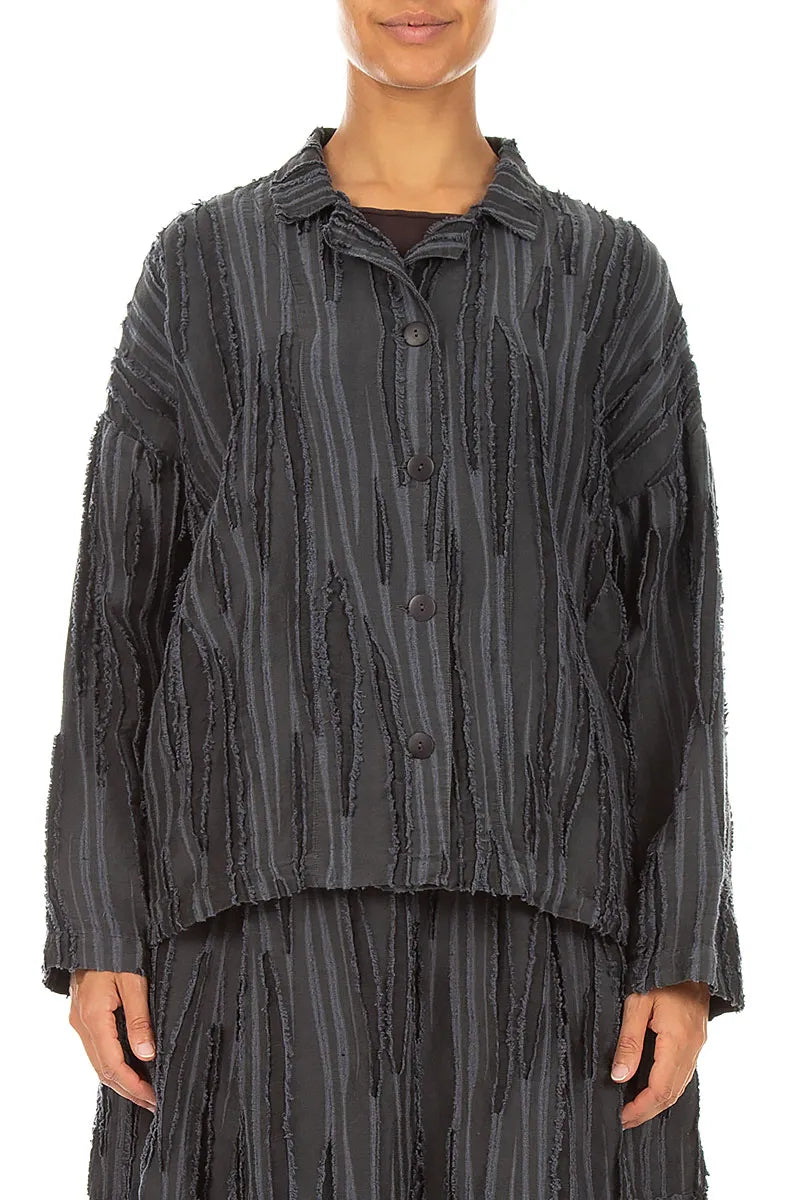 Slate Fray Weave Jacket 1