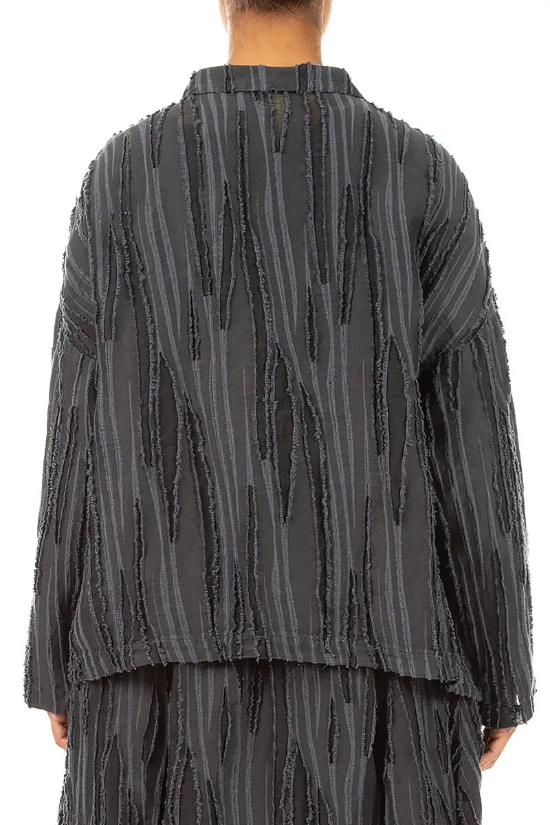 Slate Fray Weave Jacket
