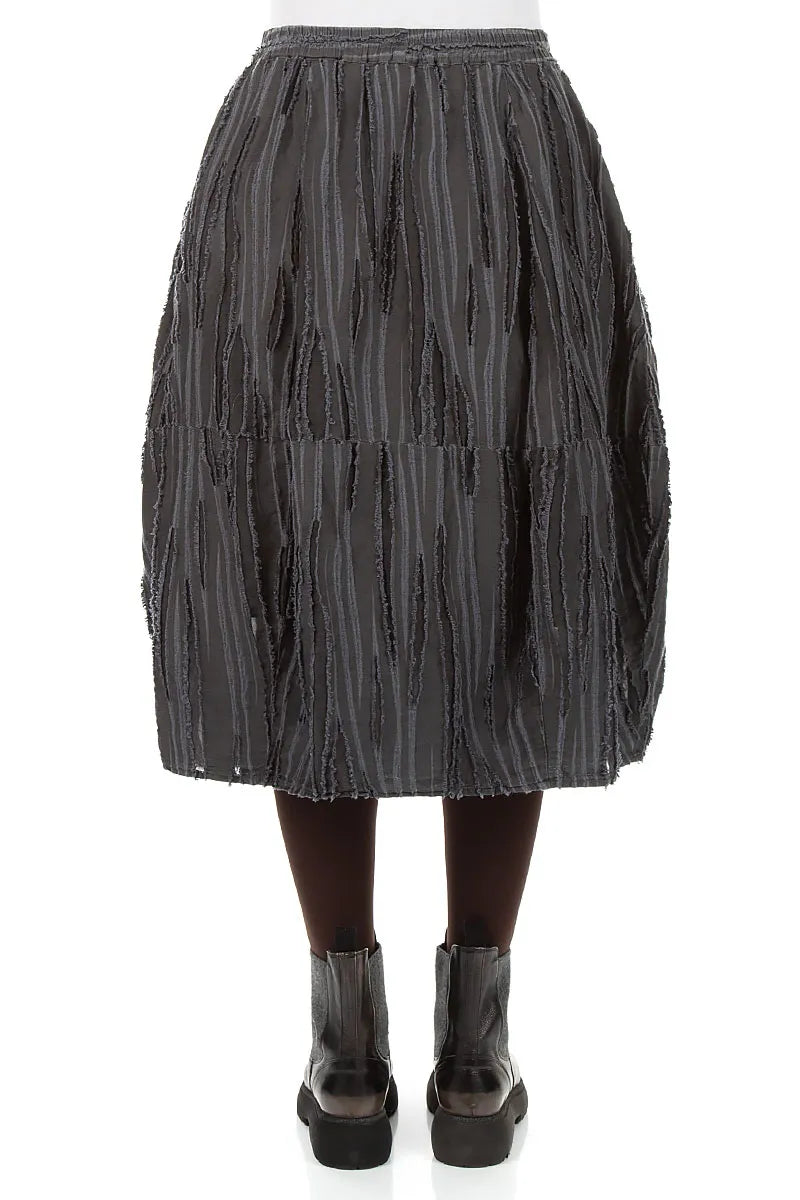 Slate Fray Weave Skirt 3