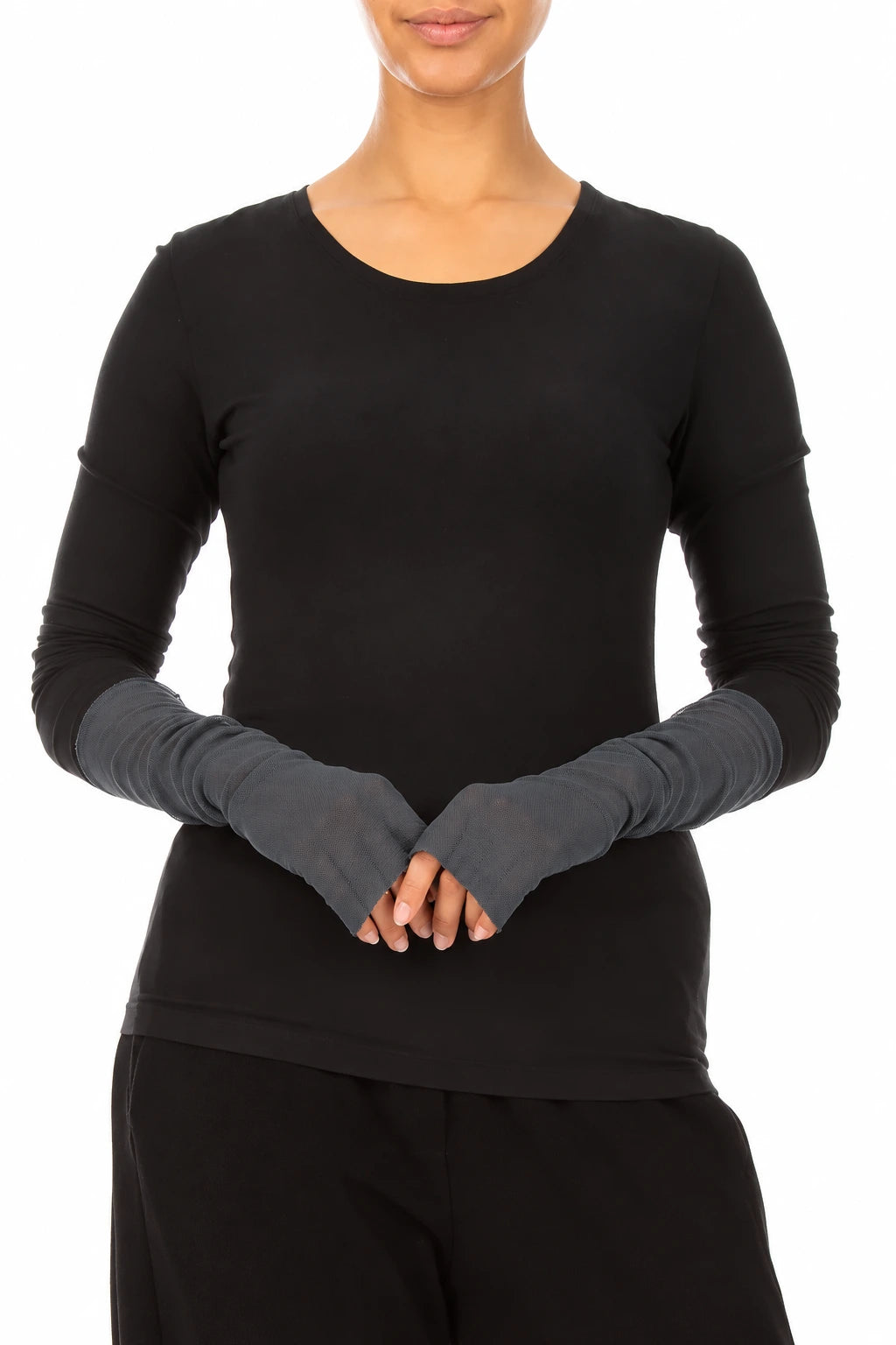 Slate Mesh Soft Cotton Wristlets