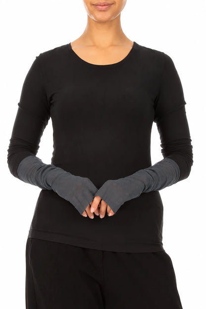 Slate Mesh Soft Cotton Wristlets