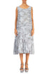 Sleeveless Camomile Soft Lavender Silk Cotton Dress 1