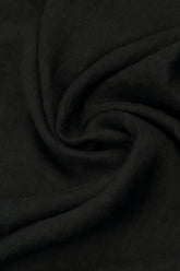 Sleeveless Flared Black Linen Top 5