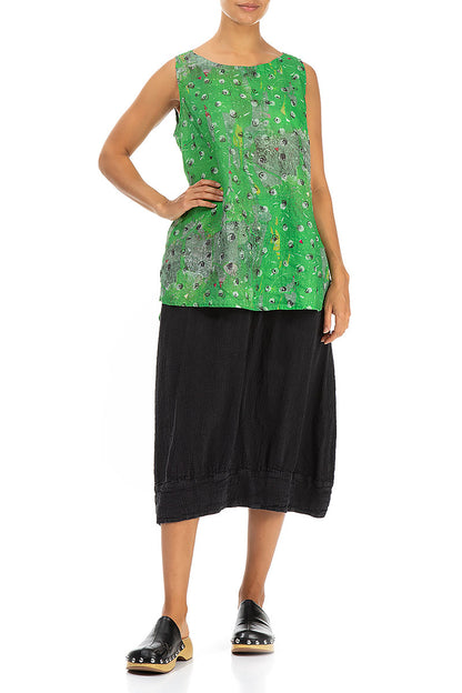 Sleeveless Meadow Linen Top 4