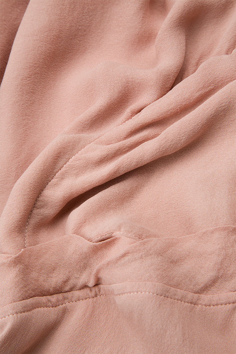 Sleeveless Pink Silk Tunic 5
