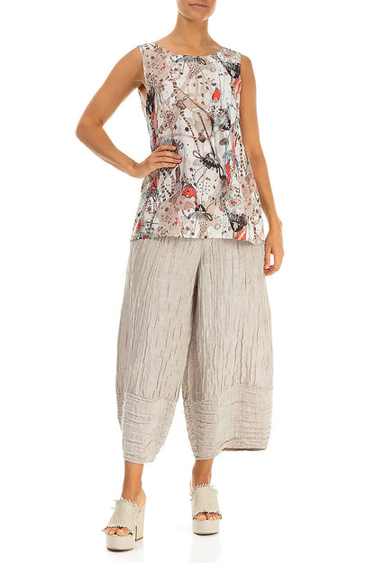 Sleeveless Savannah Silk Bamboo Top