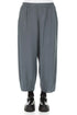 Slight Taper Slate Silk Bamboo Trousers 1