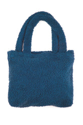 Soft Azure Teddy Cotton Bag 4
