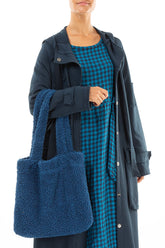 Soft Azure Teddy Cotton Bag 3