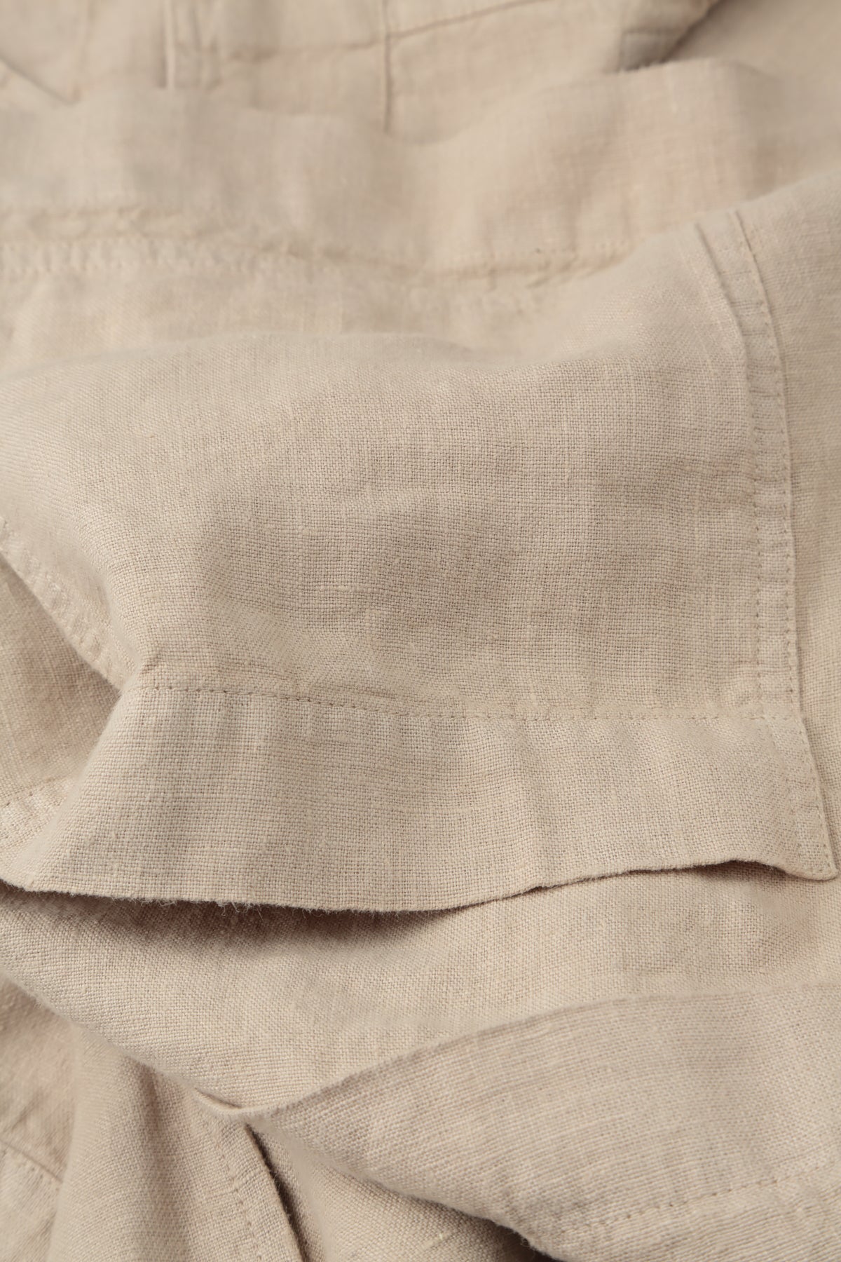 Softly Structured Beige Linen Jacket